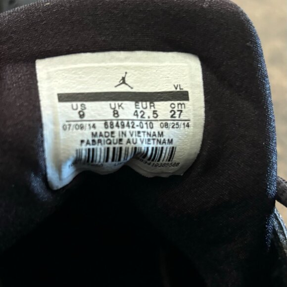 Nike Air Jordan Retro VII Oreo MCVS Baseball Softball Cleats - Picture 2 of 7